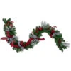 6' X 12" Plaid And Houndstooth And Berries Artificial Christmas Garland - Unlit 2 6' X 12" Plaid And Houndstooth And Berries Artificial Christmas Garland - Unlit -Christmas Decoration Store northlight sm91192 84691.1667573292
