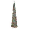 6' Pre-Lit Silver Tinsel Pop-Up Artificial Christmas Tree - Warm White LED Lights 2 6' Pre-Lit Silver Tinsel Pop-Up Artificial Christmas Tree - Warm White LED Lights -Christmas Decoration Store northlight sm91575 21717.1667528705