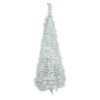 6' White Tinsel Pop-Up Artificial Christmas Tree, Unlit 1 6' White Tinsel Pop-Up Artificial Christmas Tree, Unlit -Christmas Decoration Store northlight sm92157 1 75843.1667530307