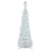 4' Pre-Lit White Tinsel Pop-Up Artificial Christmas Tree, Blue Lights 1 4' Pre-Lit White Tinsel Pop-Up Artificial Christmas Tree, Blue Lights -Christmas Decoration Store northlight sm92158 1 30262.1667530297