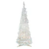 4' Pre-Lit White Tinsel Pop-Up Artificial Christmas Tree, Clear Lights 2 4' Pre-Lit White Tinsel Pop-Up Artificial Christmas Tree, Clear Lights -Christmas Decoration Store northlight sm92159 1 42537.1667530297