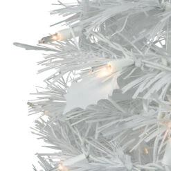 4' Pre-Lit White Tinsel Pop-Up Artificial Christmas Tree, Clear Lights 8 4' Pre-Lit White Tinsel Pop-Up Artificial Christmas Tree, Clear Lights -Christmas Decoration Store northlight sm92159 4 61430.1667530297