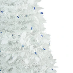 4' Pre-Lit White Tinsel Pop-Up Artificial Christmas Tree, Blue Lights 10 4' Pre-Lit White Tinsel Pop-Up Artificial Christmas Tree, Blue Lights -Christmas Decoration Store northlight sm92170 2 16165.1667530298