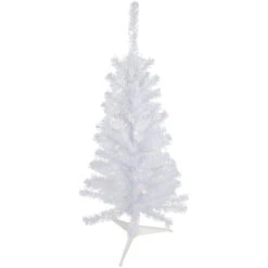 3' Pre-Lit Woodbury White Pine Slim Artificial Christmas Tree, Clear Lights -Christmas Decoration Store northlight sm92891 4 12448.1669994943