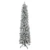 6' Flocked North River Pine Pencil Artificial Christmas Tree, Unlit 1 6' Flocked North River Pine Pencil Artificial Christmas Tree, Unlit -Christmas Decoration Store northlight sm92893 1updated 86076.1669400659