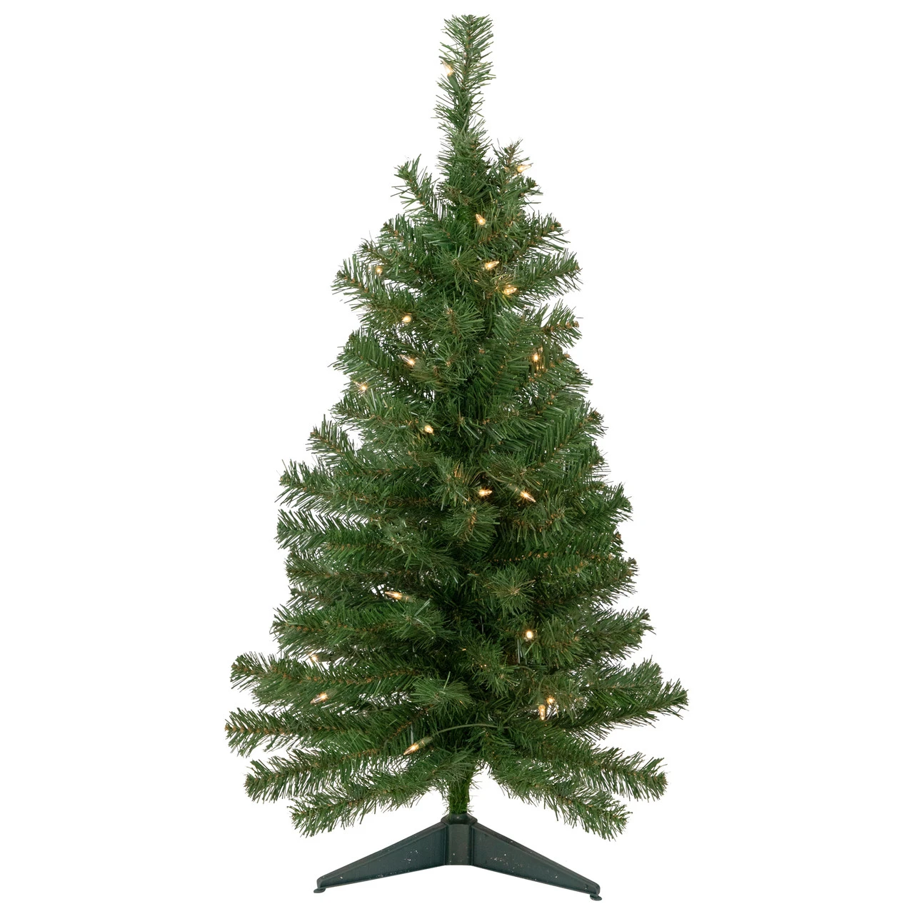 3' Pre-Lit Oakridge Noble Fir Artificial Christmas Tree, Clear Lights 3 3' Pre-Lit Oakridge Noble Fir Artificial Christmas Tree, Clear Lights
