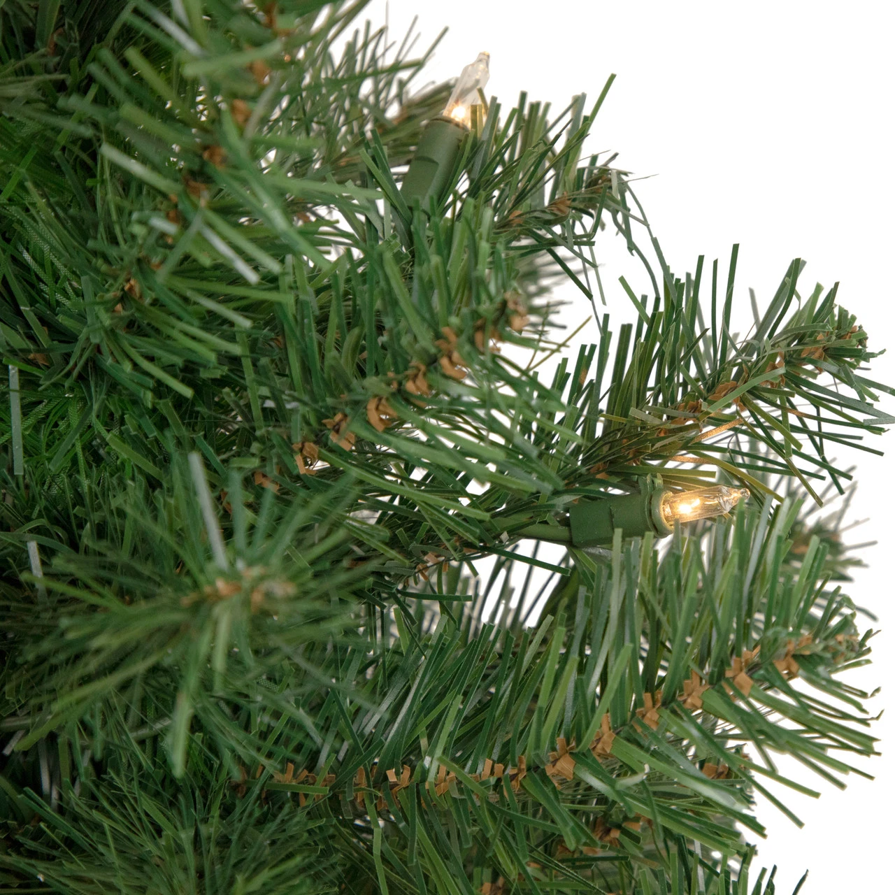 3' Pre-Lit Oakridge Noble Fir Artificial Christmas Tree, Clear Lights 5 3' Pre-Lit Oakridge Noble Fir Artificial Christmas Tree, Clear Lights - Image 3
