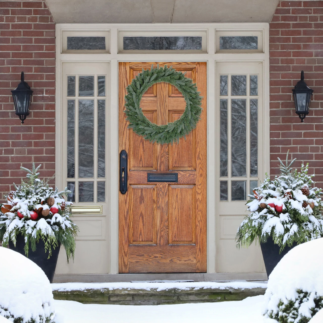 Granville Fraser Fir Artificial Christmas Wreath, 36-Inch, Unlit 4 Granville Fraser Fir Artificial Christmas Wreath, 36-Inch, Unlit - Image 2