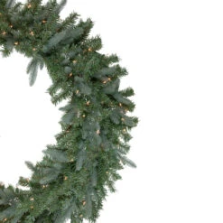 Pre-Lit Granville Fraser Fir Artificial Christmas Wreath, 48-Inch, Clear Lights -Christmas Decoration Store northlight sm92910 2 03382.1667553563
