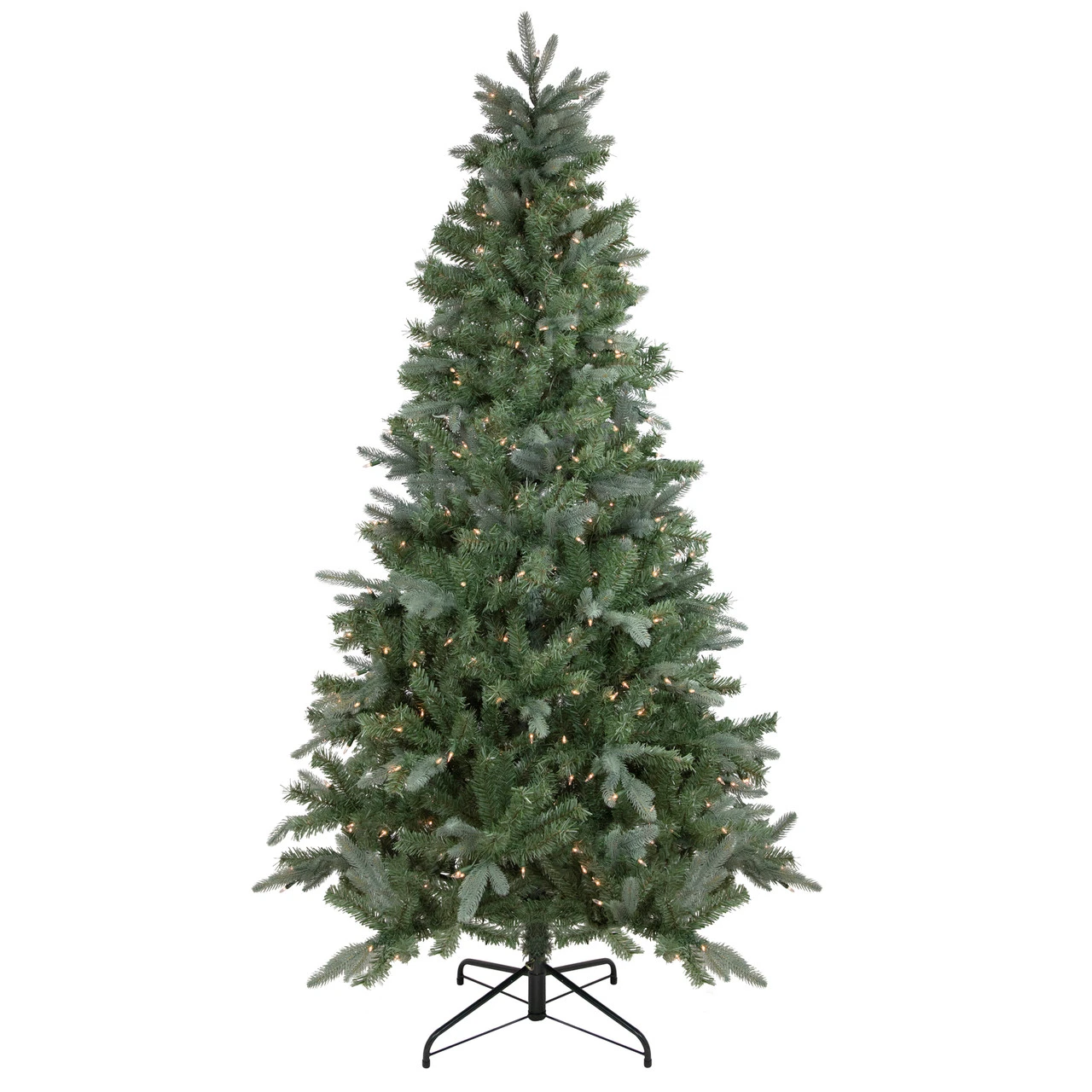 10' Pre-Lit Slim Granville Fraser Fir Artificial Christmas Tree, Clear Lights 4 10' Pre-Lit Slim Granville Fraser Fir Artificial Christmas Tree, Clear Lights - Image 2