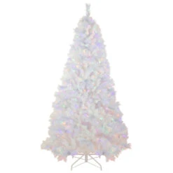 7.5' Pre-Lit Seneca White Spruce Artificial Christmas Tree, Dual Function LED Lights -Christmas Decoration Store northlight sm92912 multi 1 60960.1667530180