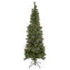 7' Pre-Lit Yorkshire Pine Pencil Artificial Christmas Tree, Clear Lights 2 7' Pre-Lit Yorkshire Pine Pencil Artificial Christmas Tree, Clear Lights -Christmas Decoration Store northlight sm92923 1 57330.1667530202