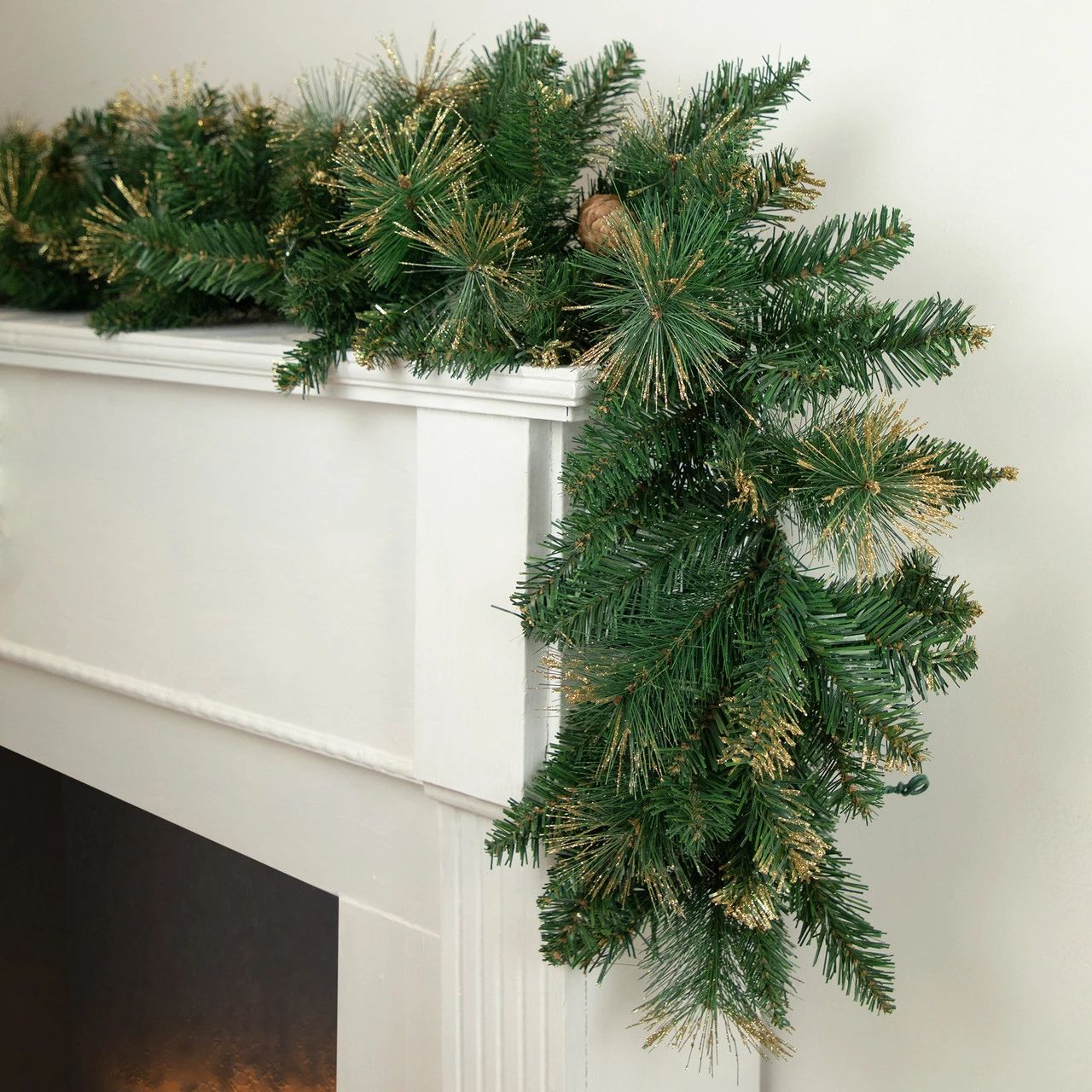 9' X 10 Yorkshire Pine Artificial Christmas Garland - Unlit 4 9' X 10 Yorkshire Pine Artificial Christmas Garland - Unlit - Image 2