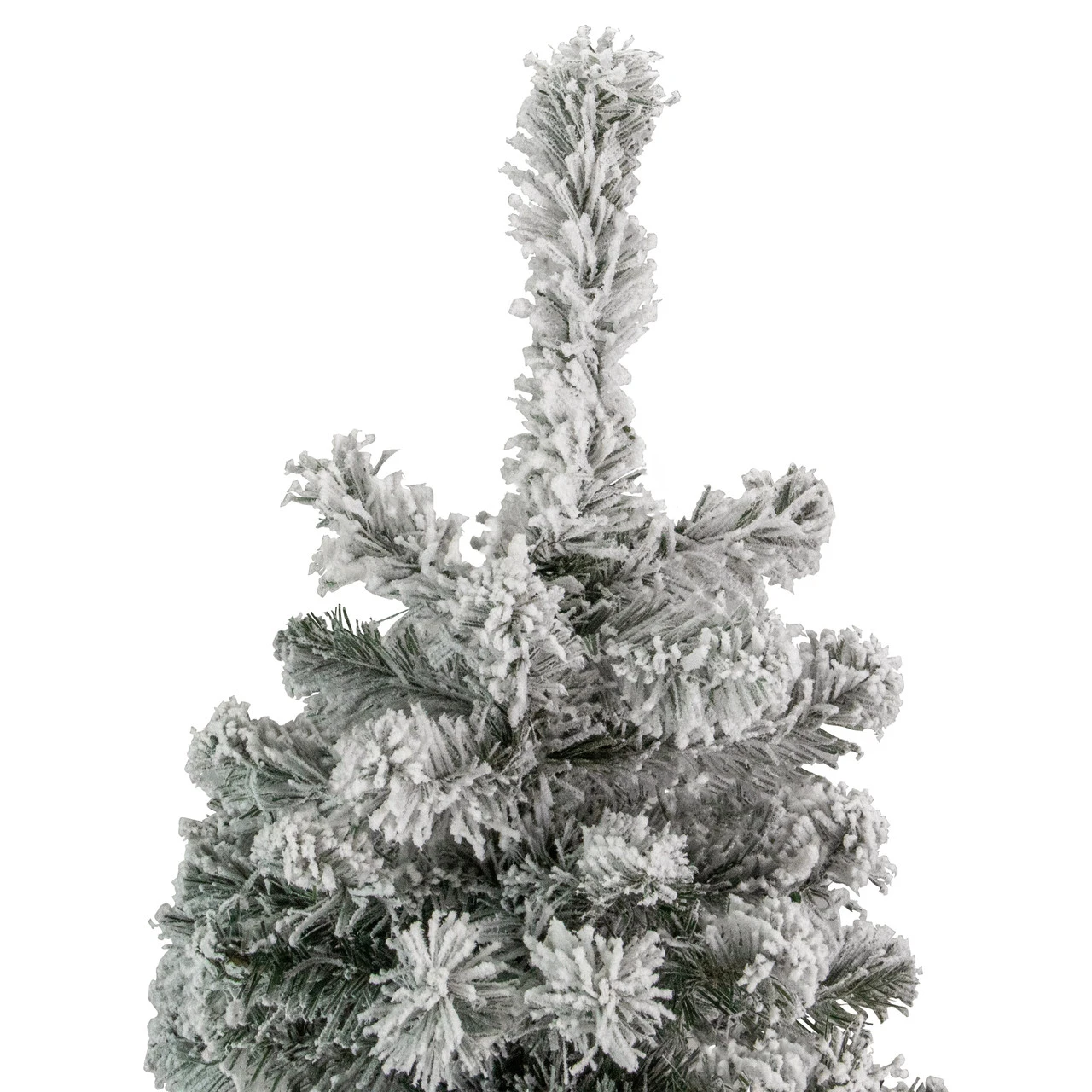 4.5' Flocked Madison Pine Artificial Christmas Tree, Unlit 6 4.5' Flocked Madison Pine Artificial Christmas Tree, Unlit - Image 4