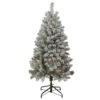 4.5' Pre-Lit Flocked Madison Pine Artificial Christmas Tree, Multi Lights 1 4.5' Pre-Lit Flocked Madison Pine Artificial Christmas Tree, Multi Lights -Christmas Decoration Store northlight sm92930 1 99554.1667535813