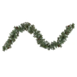 9' X 10" Snow Valley Pine Artificial Christmas Garland, Unlit