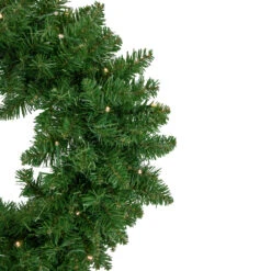 Pre-Lit Vernon Pine Artificial Christmas Wreath, 24-Inch, Warm White LED Lights -Christmas Decoration Store northlight sm92966 2 86137.1669212499