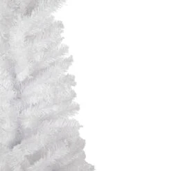 4.5' White Georgian Pine Artificial Pencil Christmas Tree, Unlit -Christmas Decoration Store northlight sm92969 2 50902.1667530160