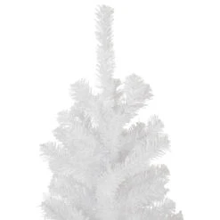 6.5' White Georgian Pine Slim Artificial Christmas Tree, Unlit 11 6.5' White Georgian Pine Slim Artificial Christmas Tree, Unlit -Christmas Decoration Store northlight sm92969 3 57112.1667487929