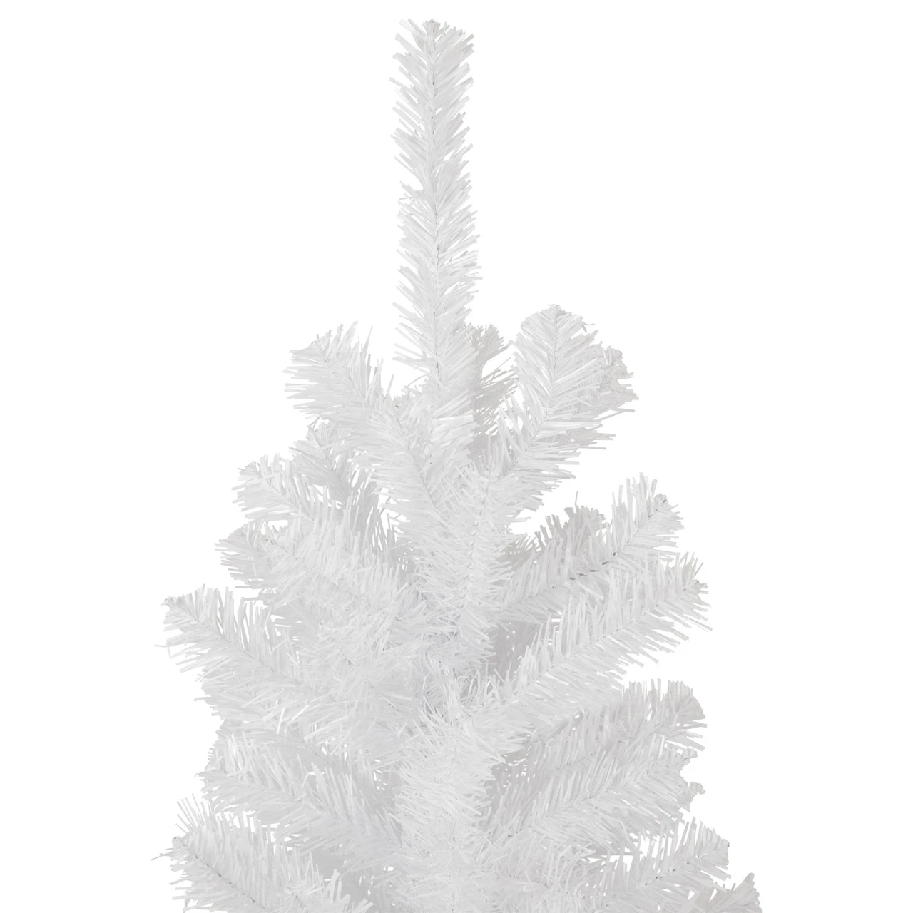 6.5' White Georgian Pine Slim Artificial Christmas Tree, Unlit 6 6.5' White Georgian Pine Slim Artificial Christmas Tree, Unlit - Image 4