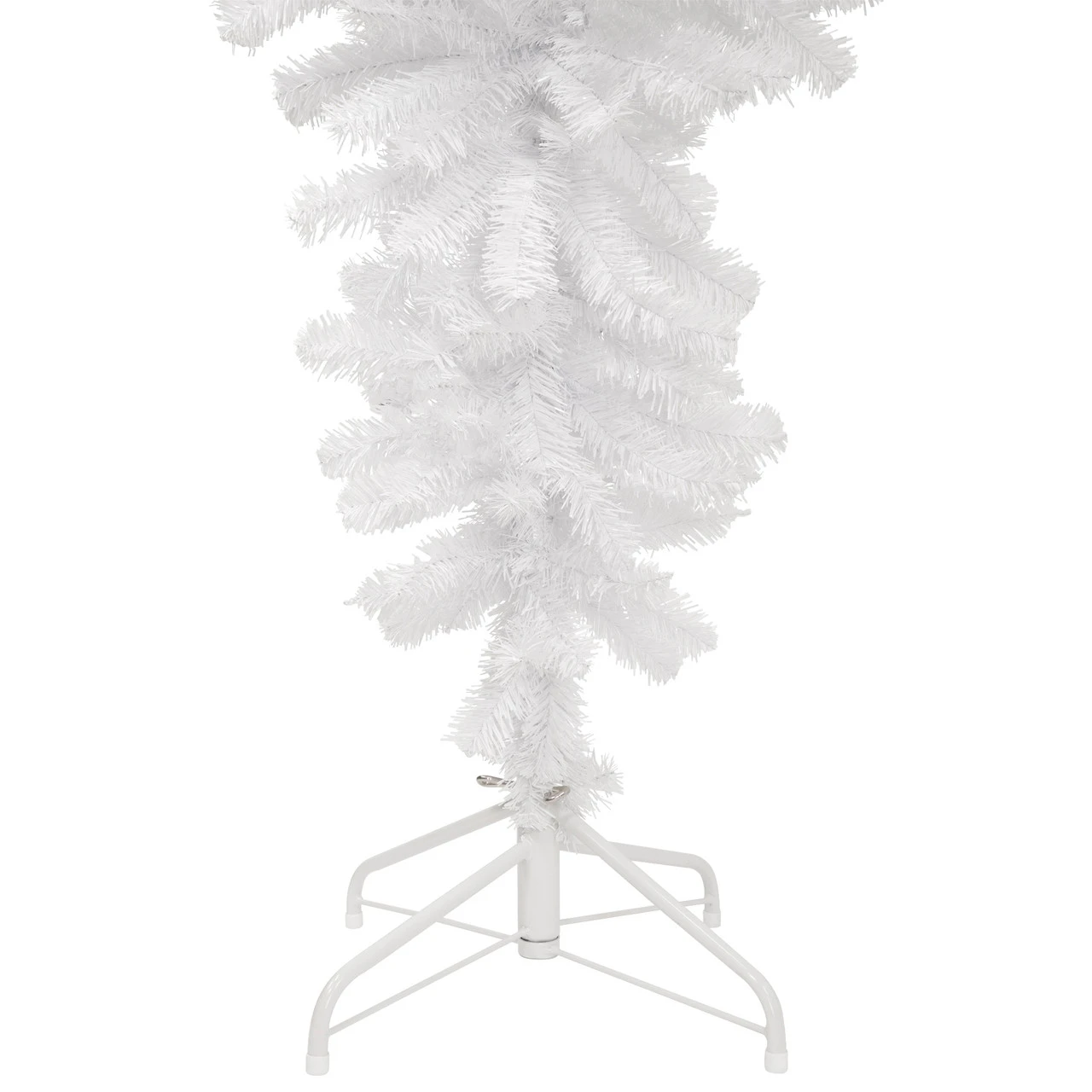 5.5' Upside Down White Spruce Artificial Christmas Tree, Unlit 7 5.5' Upside Down White Spruce Artificial Christmas Tree, Unlit - Image 5