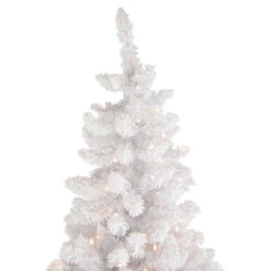 9' Pre-Lit Flocked Norway White Pine Artificial Christmas Tree, Warm White LED Lights 14 9' Pre-Lit Flocked Norway White Pine Artificial Christmas Tree, Warm White LED Lights -Christmas Decoration Store northlight sm92982 3 26219.1667535770