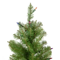 6.5' Pre-Lit Silver Lake Fir Pencil Artificial Christmas Tree, Multi Lights 13 6.5' Pre-Lit Silver Lake Fir Pencil Artificial Christmas Tree, Multi Lights -Christmas Decoration Store northlight sm92988 3 17419.1667488677