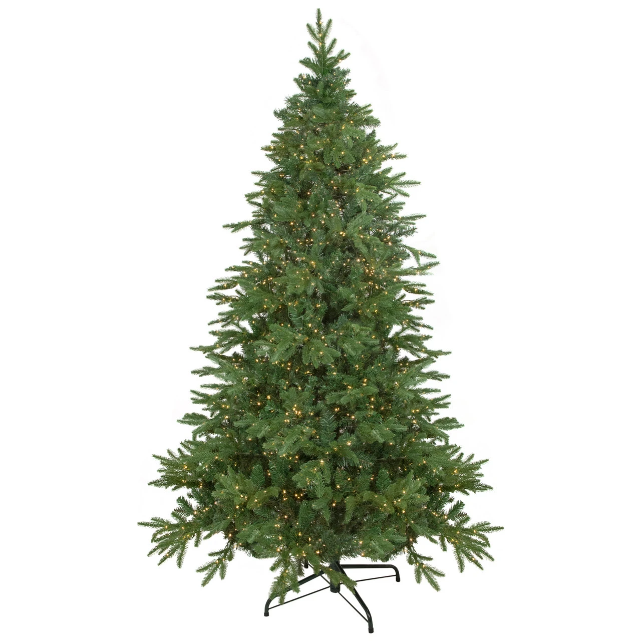 7.5' Pre-Lit Birch River Fir Artificial Christmas Tree, Candlelight Clear Lights 4 7.5' Pre-Lit Birch River Fir Artificial Christmas Tree, Candlelight Clear Lights - Image 2