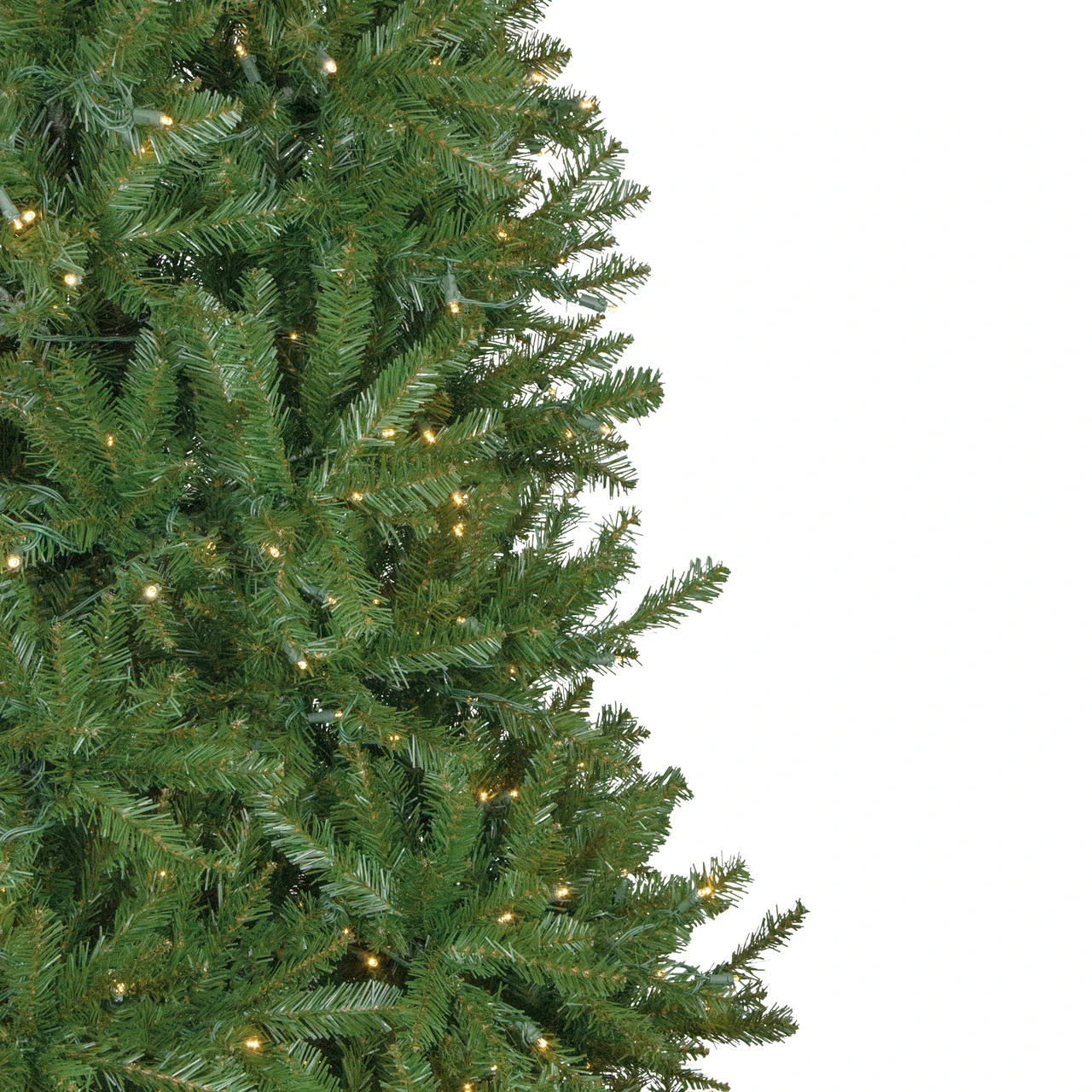7.5' Pre-Lit Rockwood Pine Artificial Christmas Tree, Clear LED Lights 5 7.5' Pre-Lit Rockwood Pine Artificial Christmas Tree, Clear LED Lights - Image 3