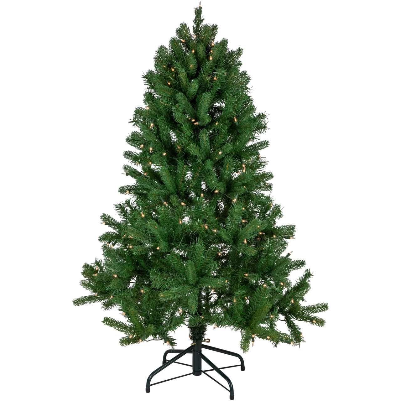 4' Pre-Lit Sierra Noble Fir Artificial Christmas Tree, Clear Lights 4 4' Pre-Lit Sierra Noble Fir Artificial Christmas Tree, Clear Lights - Image 2