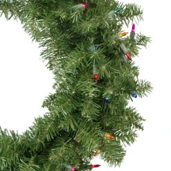 Pre-Lit Rockwood Pine Artificial Christmas Wreath, 24-Inch, Multi Lights 7 Pre-Lit Rockwood Pine Artificial Christmas Wreath, 24-Inch, Multi Lights -Christmas Decoration Store northlight sm93030 2update 71510.1667530192