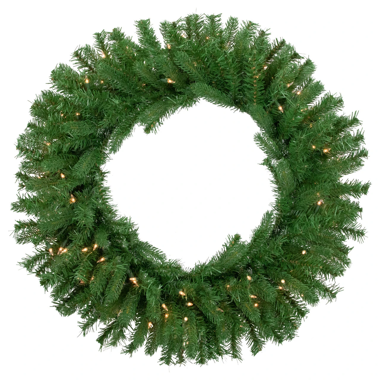 Pre-Lit Sierra Noble Fir Artificial Christmas Wreath, 30-Inch, Clear Lights 3 Pre-Lit Sierra Noble Fir Artificial Christmas Wreath, 30-Inch, Clear Lights