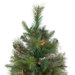 3' Pre-Lit Kingston Cashmere Pine Full Artificial Christmas Tree, Multi Lights 12 3' Pre-Lit Kingston Cashmere Pine Full Artificial Christmas Tree, Multi Lights -Christmas Decoration Store northlight sm93045 2 03255.1667530109