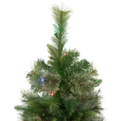 3' Pre-Lit Kingston Cashmere Pine Full Artificial Christmas Tree, Multi LED Lights -Christmas Decoration Store northlight sm93046 2 97959.1667535773