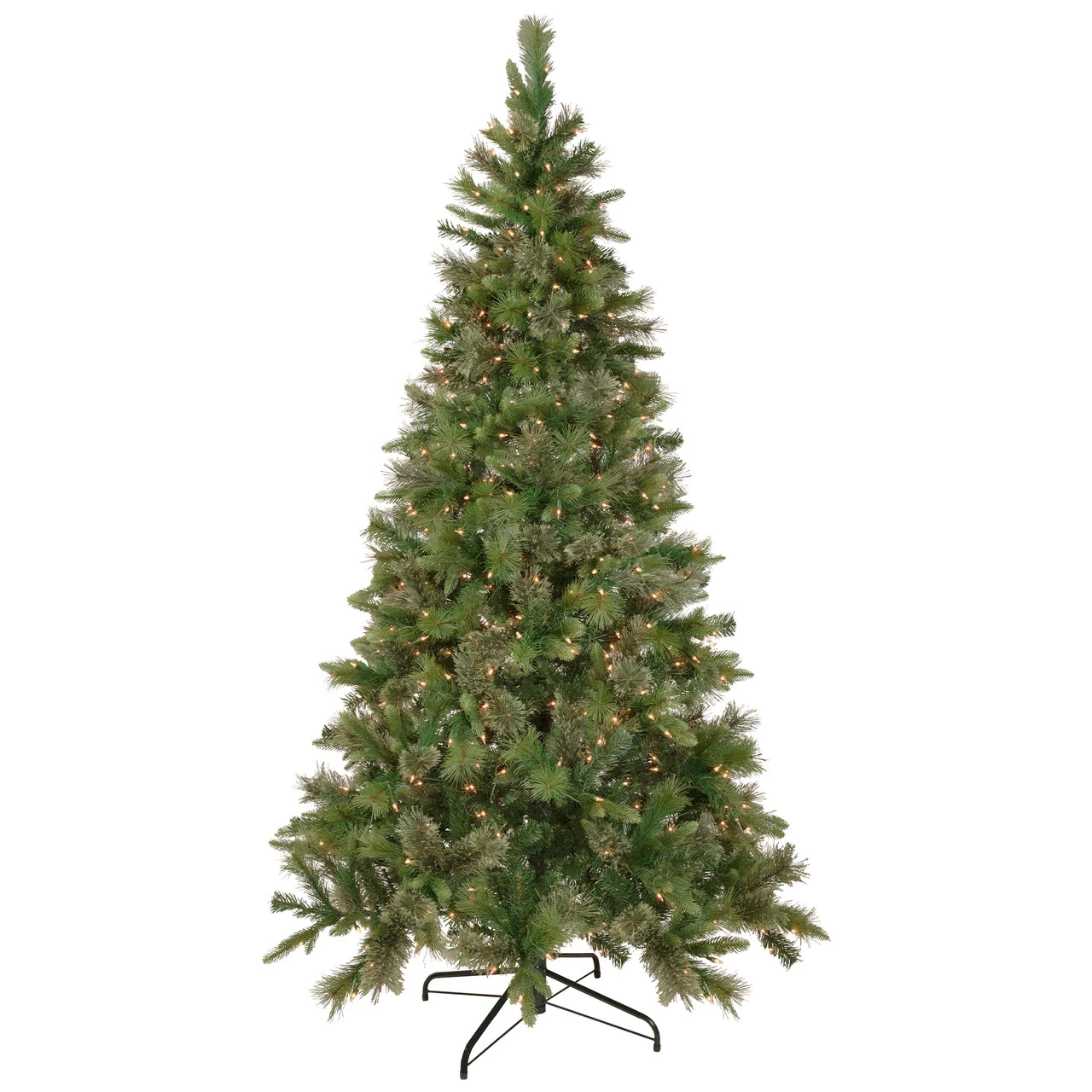 6.5' Pre-Lit Kingston Cashmere Pine Artificial Christmas Tree, Clear Lights 3 6.5' Pre-Lit Kingston Cashmere Pine Artificial Christmas Tree, Clear Lights