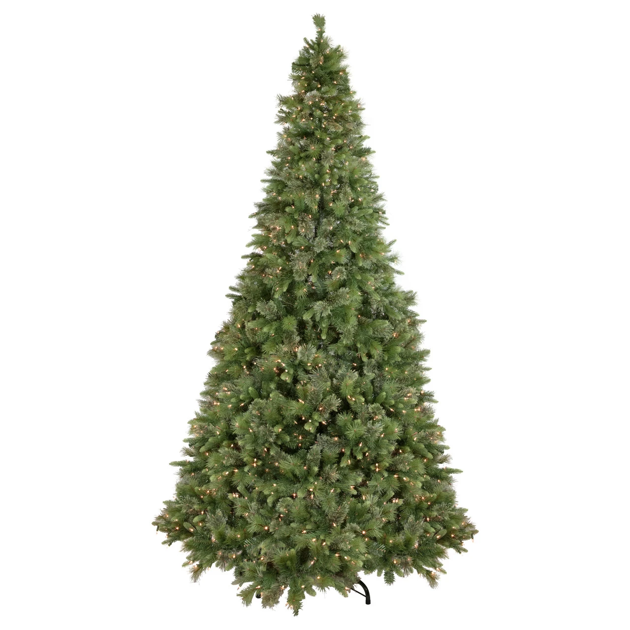 9.5' Pre-Lit Full Kingston Cashmere Pine Artificial Christmas Tree, Clear Lights 3 9.5' Pre-Lit Full Kingston Cashmere Pine Artificial Christmas Tree, Clear Lights