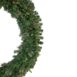 Pre-Lit Kingston Cashmere Pine Commercial Artificial Christmas Wreath, 60-Inch, Warm White LED Lights 8 Pre-Lit Kingston Cashmere Pine Commercial Artificial Christmas Wreath, 60-Inch, Warm White LED Lights -Christmas Decoration Store northlight sm93054 2 33010.1667536815