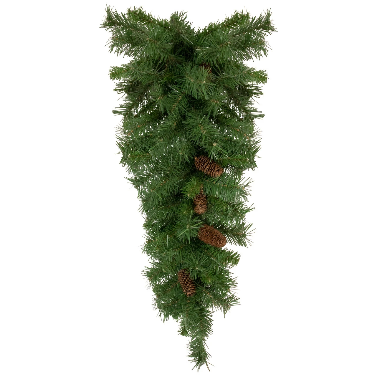 30" Black River Pine Artificial Christmas Swag With Pine Cones, Unlit 3 30" Black River Pine Artificial Christmas Swag With Pine Cones, Unlit
