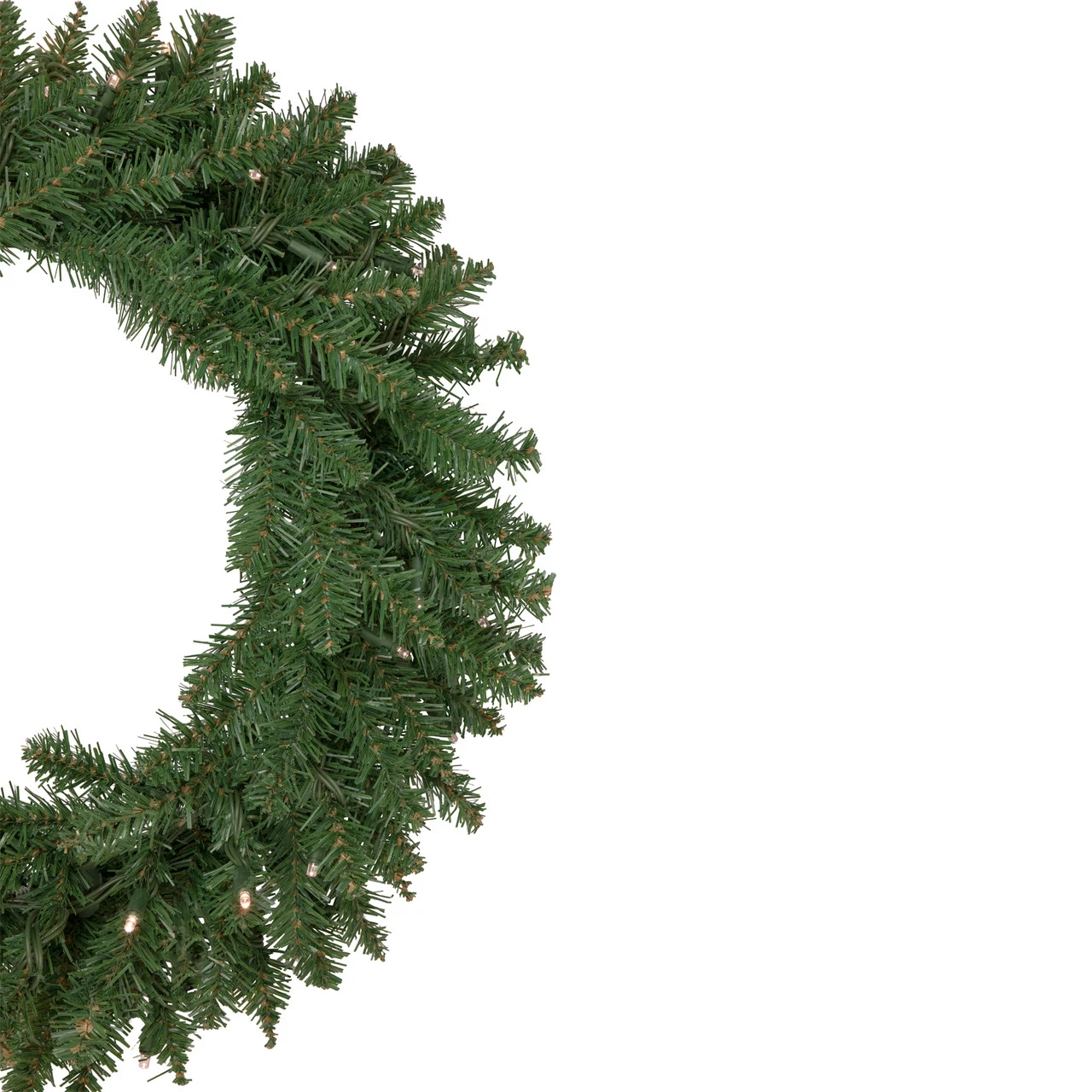Pre-Lit Winona Fir Artificial Christmas Wreath, 24-Inch, Warm White LED Lights 6 Pre-Lit Winona Fir Artificial Christmas Wreath, 24-Inch, Warm White LED Lights - Image 4