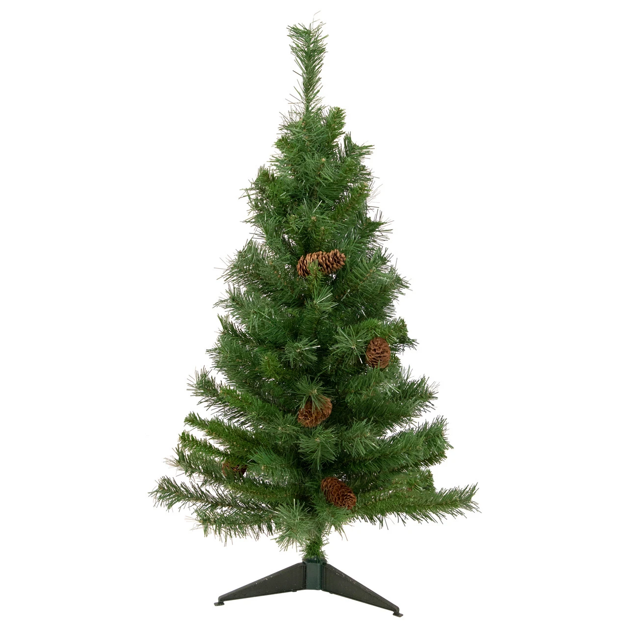3' Black River Pine Artificial Medium Profile Christmas Tree, Unlit 4 3' Black River Pine Artificial Medium Profile Christmas Tree, Unlit - Image 2
