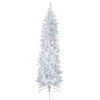 6.5' Pre-Lit Woodbury White Pine Pencil Artificial Christmas Tree, Blue Lights -Christmas Decoration Store northlight sm93086 1 88297.1667530174