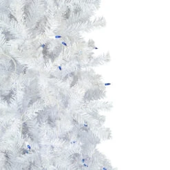 6.5' Pre-Lit Woodbury White Pine Pencil Artificial Christmas Tree, Blue Lights 10 6.5' Pre-Lit Woodbury White Pine Pencil Artificial Christmas Tree, Blue Lights -Christmas Decoration Store northlight sm93086 3 91843.1667530175
