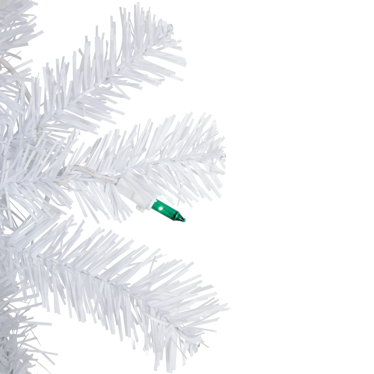 Pre-Lit Woodbury White Pine Artificial Christmas Wreath, 24-Inch, Green Lights 5 Pre-Lit Woodbury White Pine Artificial Christmas Wreath, 24-Inch, Green Lights - Image 3