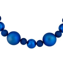 6' Blue Shatterproof Ball 3-Finish Christmas Garland 11 6' Blue Shatterproof Ball 3-Finish Christmas Garland -Christmas Decoration Store northlight sm93812 03 00855.1687801152