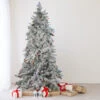 6.5' Pre-Lit Flocked Dunton Spruce Slim Artificial Christmas Tree - Multi Lights 1 6.5' Pre-Lit Flocked Dunton Spruce Slim Artificial Christmas Tree - Multi Lights -Christmas Decoration Store northlight sp15001 54086.1667572645