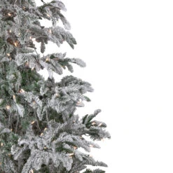 6.5' Pre-Lit Full Flocked Whistler Noble Fir Artificial Christmas Tree - Clear Lights 10 6.5' Pre-Lit Full Flocked Whistler Noble Fir Artificial Christmas Tree - Clear Lights -Christmas Decoration Store northlight sp15025 2new 84400.1672793048