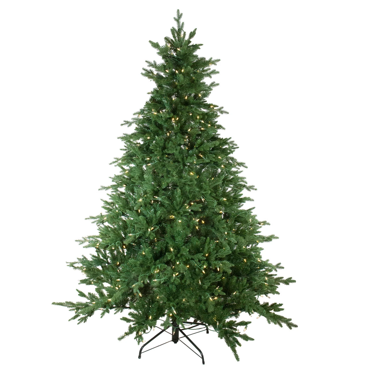 6.5' Pre-Lit Full Minnesota Balsam Fir Artificial Christmas Tree - Clear LED Lights 4 6.5' Pre-Lit Full Minnesota Balsam Fir Artificial Christmas Tree - Clear LED Lights - Image 2