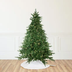 6.5' Pre-Lit Full Minnesota Balsam Fir Artificial Christmas Tree - Clear LED Lights