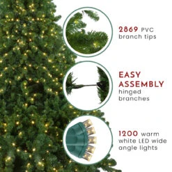 9' Pre-Lit Full Olympia Pine Artificial Christmas Tree - Warm White Lights -Christmas Decoration Store northlight th28354 thumbnail 220 74622.1667572691