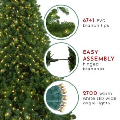 14' Pre-Lit Full Olympia Pine Artificial Christmas Tree - Warm White Lights -Christmas Decoration Store northlight th28355 thumbnail 2 71557.1667572686